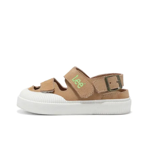 Lee совместный бренд модель Дышащие Легкие Амортизирующие Сандалии Желтые Детские