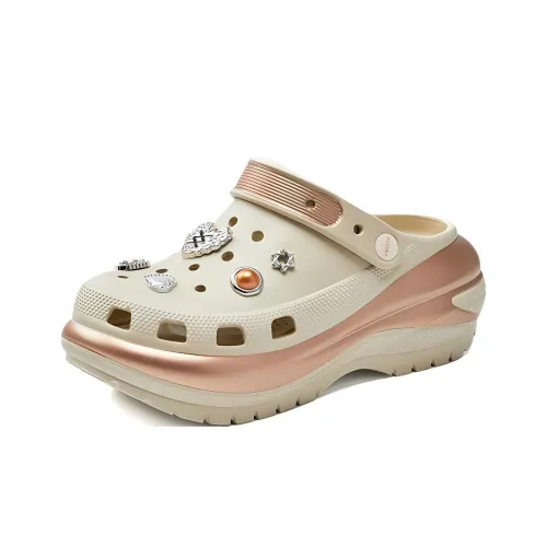 JOSINY Timeless Perforated Collection Сабо Хаки Высота каблука 7 см Женские