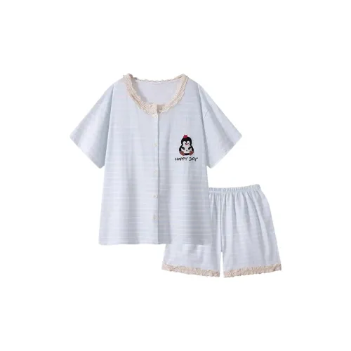 QIAOYUN Пингвин Женские Пижамные Комплекты