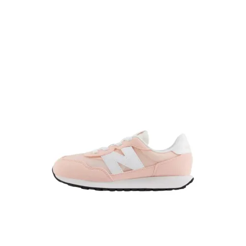 New Balance NB 237 Устойчивые к истиранию Низкие Кеды для Детей Розовые для Возраста 3-7 Лет