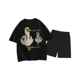 Чёрный топ, чёрный низ