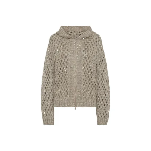 BRUNELLO CUCINELLI SS25 Трикотаж Женский Светлый Бежевый