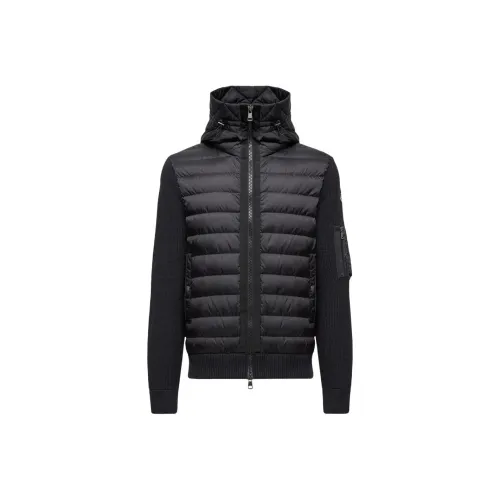 Moncler Padded Corduroy Collection Утепленный ZIP UP Кардиган Пуховик Мужской Черный
