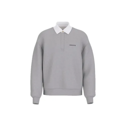 GUESS Светло-серый Мужской Свитшот