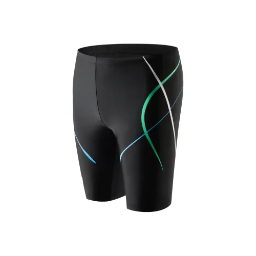 PEAK Мужские черные плавательные шорты