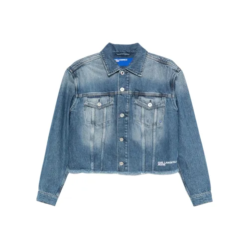 KARL LAGERFELD Denim Jacket Women's Indigo