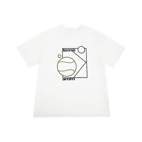 AMLM Облачный белый Унисекс Футболка