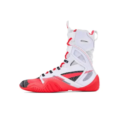 Nike HYPERKO 2 Устойчивые к истиранию высокие кроссовки для тренировок унисекс белые и красные