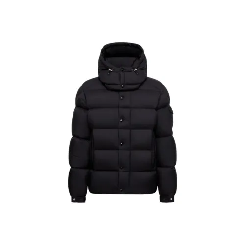 Moncler Maya Series Moncler Maya 70 С капюшоном Короткий пуховик Down Jacket Мужской Черный