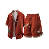 Красный (Топ + Шорты)