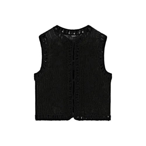 Massimo Dutti Черные Женские Майки