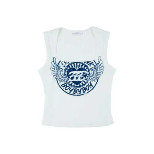 BOY BY BOY Белые Женские Майки