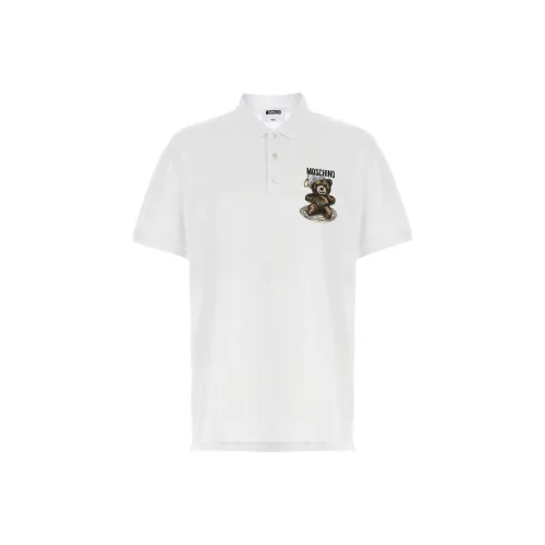 MOSCHINO Белая Мужская Поло