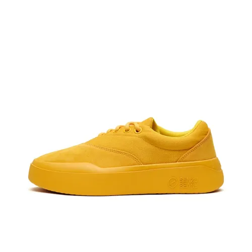 Senzubean Кроссовки для скейтбординга Low Top Ярко-желтые Унисекс