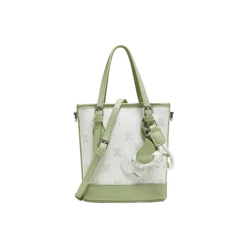 BASTO ПУ (полиуретан) Сумка через плечо Маленькая Женская Бежевая и Розовая Кофейная Бежевая и Коричневая Экрю Белая и Зеленая