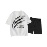 Фотиния Серый Топ Черные Штаны