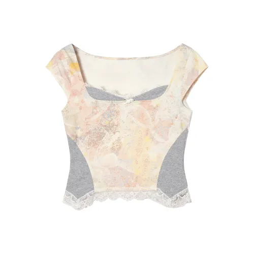 EPTISON WOMAN Свет Принт Женские Футболки