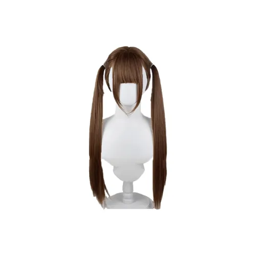 UMIFFA Lolita Double Ponytail Перука для Женщин Чай Мокко Коричневый Девушка Стиль Группы