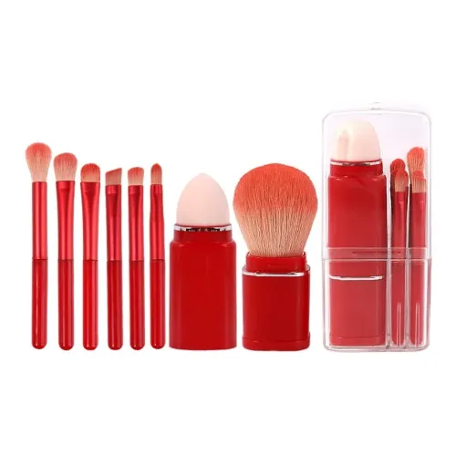 YUANQISHANGSE Квадратный Выдвижной 8 в 1 Дофамин Набор Кистей для Макияжа и Одежды Мягкий и Дружественный к Коже 8 шт