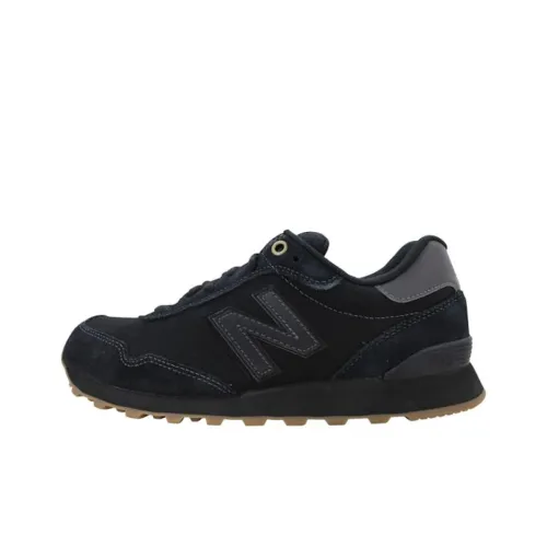 New Balance NB 515 Устойчивый к истиранию Низкий Топ Casual Унисекс Черный