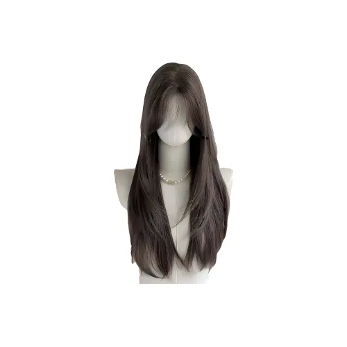 UMIFFA Fairy Gray Brown Long Straight Hair Upper MID Диапазон Женские Перукка Модные Парики