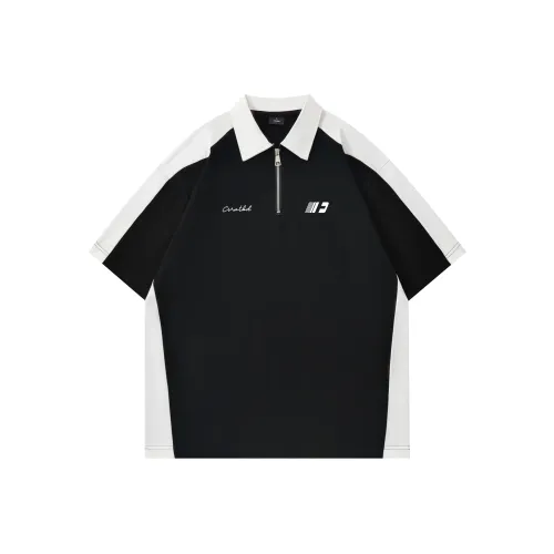 HIPHOPPUNKS Черное унисекс-поло