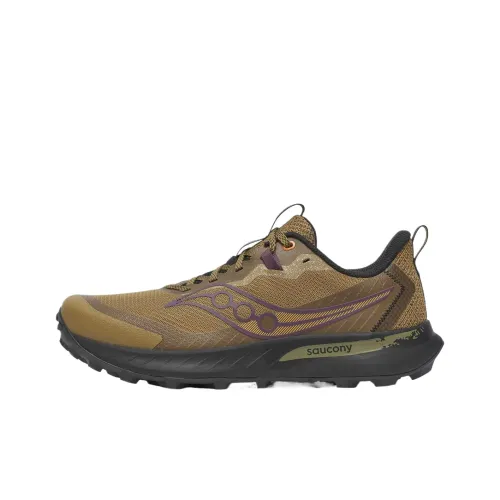 Saucony Peregrine Falcon 15 Беговые кроссовки Низкий Топ Коричневый Мужской
