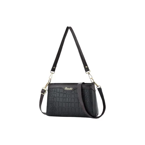 Boniu ПУ (полиуретан) Сумка через плечо Стандартная Женская Черная