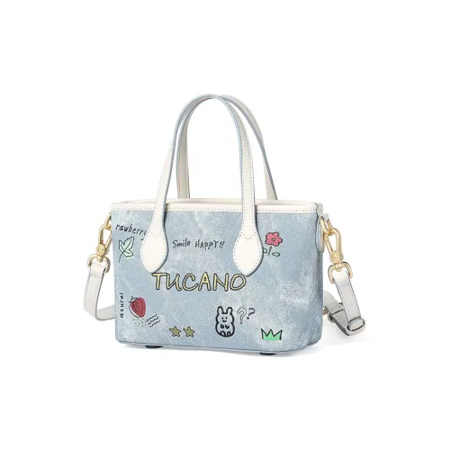 TUCANO ПУ (полиуретан) Сумка-тоут через плечо одно плечо женская небесно-голубой