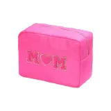 Розовый большой клатч