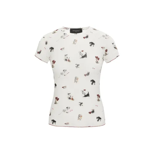 YINLEI Белые Женские Футболки