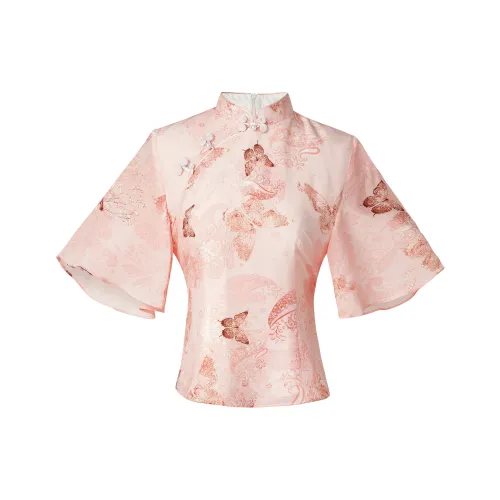 Devanro Апельсин Женские Рубашки