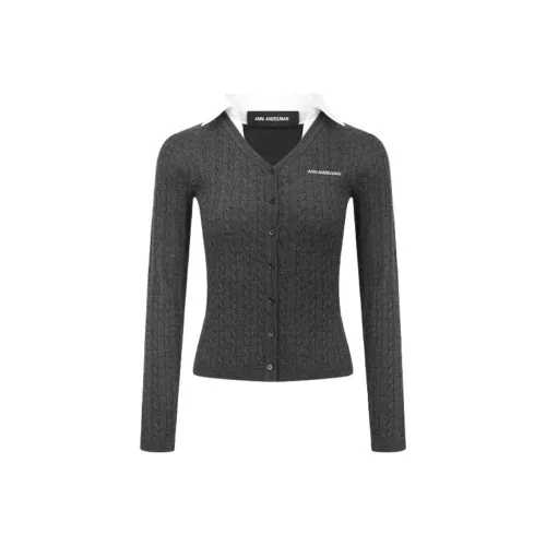 Ann Andelman Темно-серые Женские Свитеры