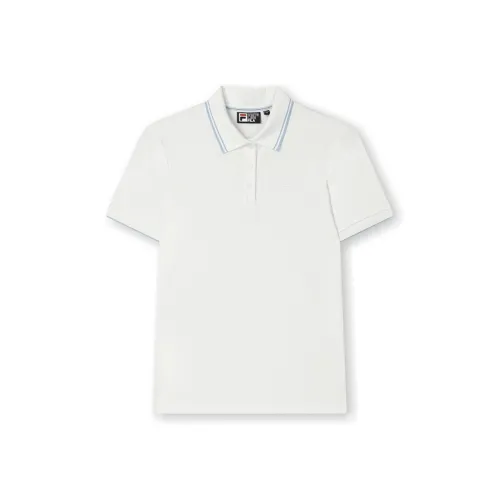 FILA белый Облачный белый Женские Поло