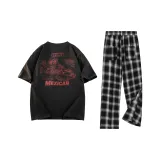 Комплект (Черный топ + Черные штаны)