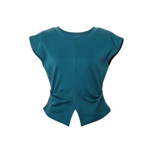 ROEYSHOUSE Флаттер-рукав Т-рубашка Женская