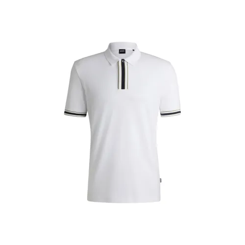 Hugo Boss Белая Мужская Поло