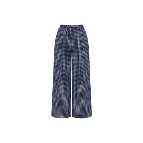 RECOLETA Темно-синие унисекс повседневные брюки