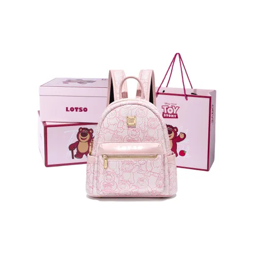 Disney Strawberry Bear Series Ткань Рюкзак Женские Латте Коричневый