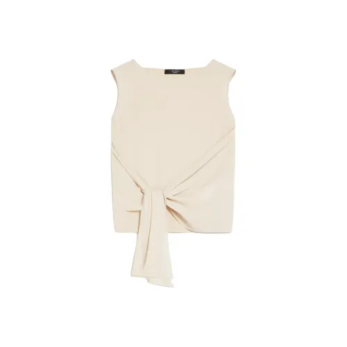 WEEKEND MaxMara Бежевые Женские Майки