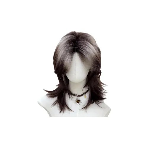 YOUXI Wolf Tail Mullet Wig Full Head Set