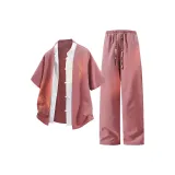 Кожаный красный