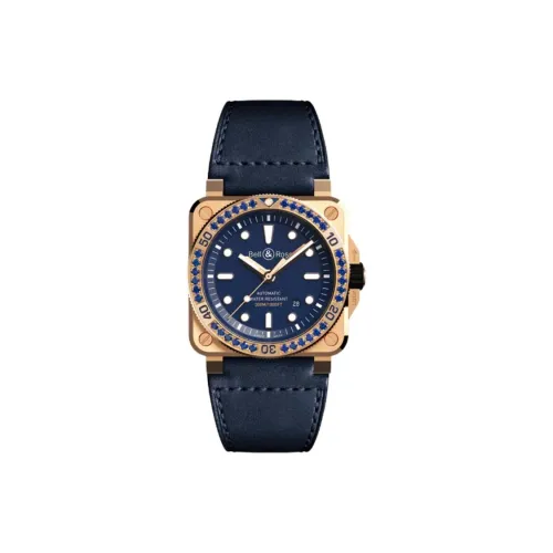 Bell & Ross Автоматический Механический Часы для Мужчин 42 мм Синий