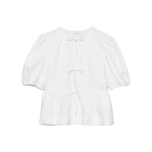 ARITZIA SS25 WILFRED Violette Linen Blouse Shirt Women's