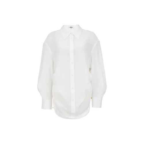 Only S12 Яркий кремовый белый Женские Рубашки