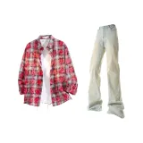 Washed Red + Yellow Mud Pants  
Промытый Красный + Желтый Грязь Брюки
