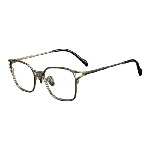 SOXICK Чистый титан Квадратные оправы для очков Унисекс Золото