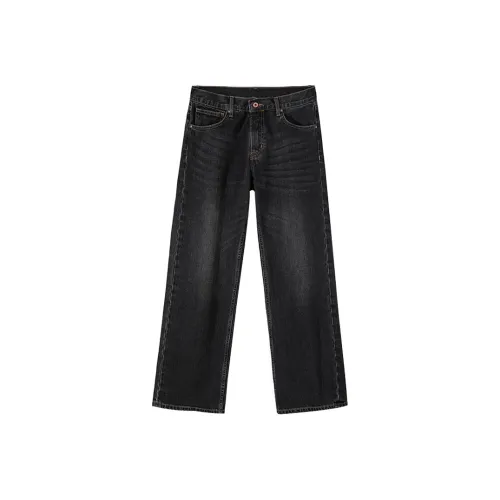 DKRVT Серый Черный [Упаковка] Мужские Джинсы