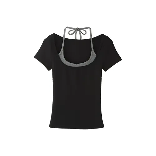 ERIRI Черные Женские Футболки