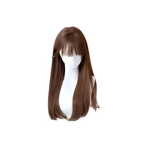 UMIFFA Sweetheart Rabbit Перука для женских волос с ровной линии длинные прямые волосы универсальная льняная ткань симуляция головной убор